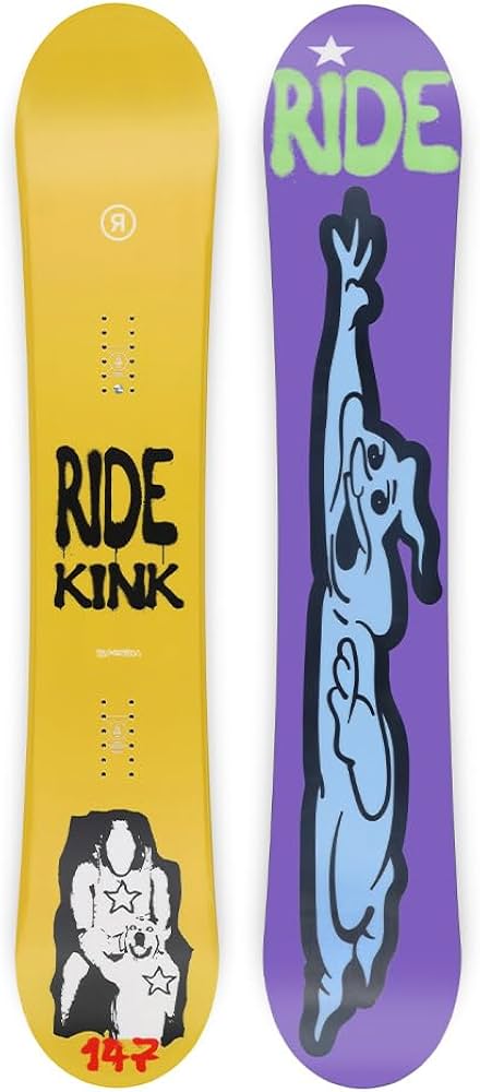 Amazon | Ride Kink メンズ スノーボード 143 | Ride | ボード・ボード