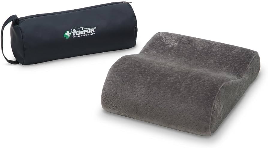Amazon｜Tempur(テンピュール) トラベルピロー グレー｜携帯枕