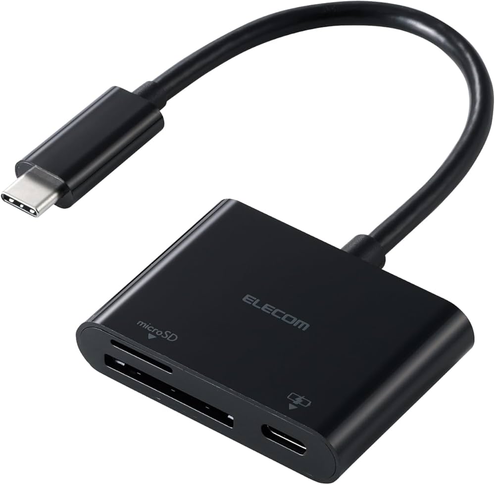 Amazon.co.jp: エレコム カードリーダー USB Type-Cコネクタ USB 5Gbps