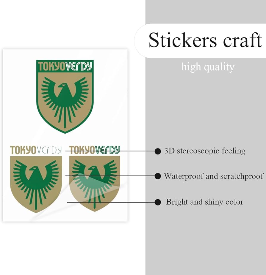Amazon.co.jp: ステッカー シール 東京ヴェルディ クリスタル