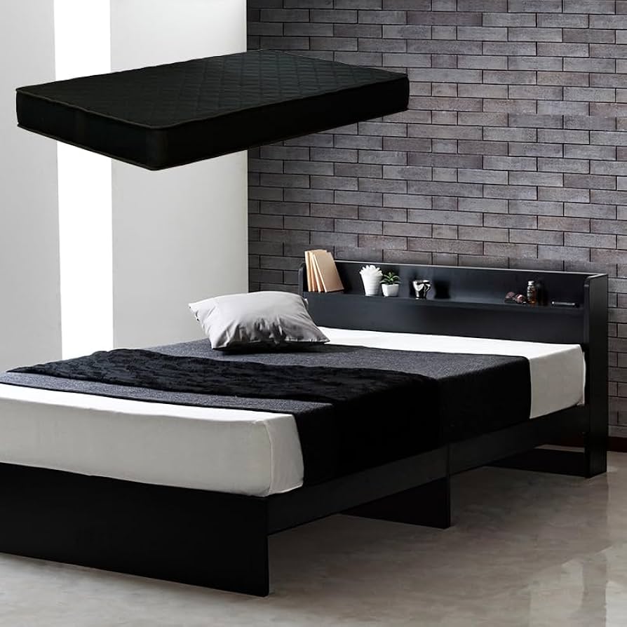 Amazon｜ビックスリー マットレス付き（ハードモデル ブラック色