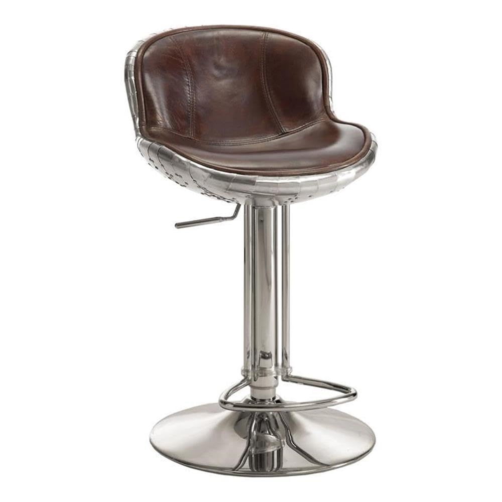 Amazon.com: Acme Brancaster Swivel Adjustable Bar Stool in Vintage
