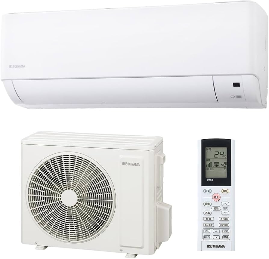 Amazon | ＼電気代を削減／ アイリスオーヤマ エアコン 8畳 2.5kW