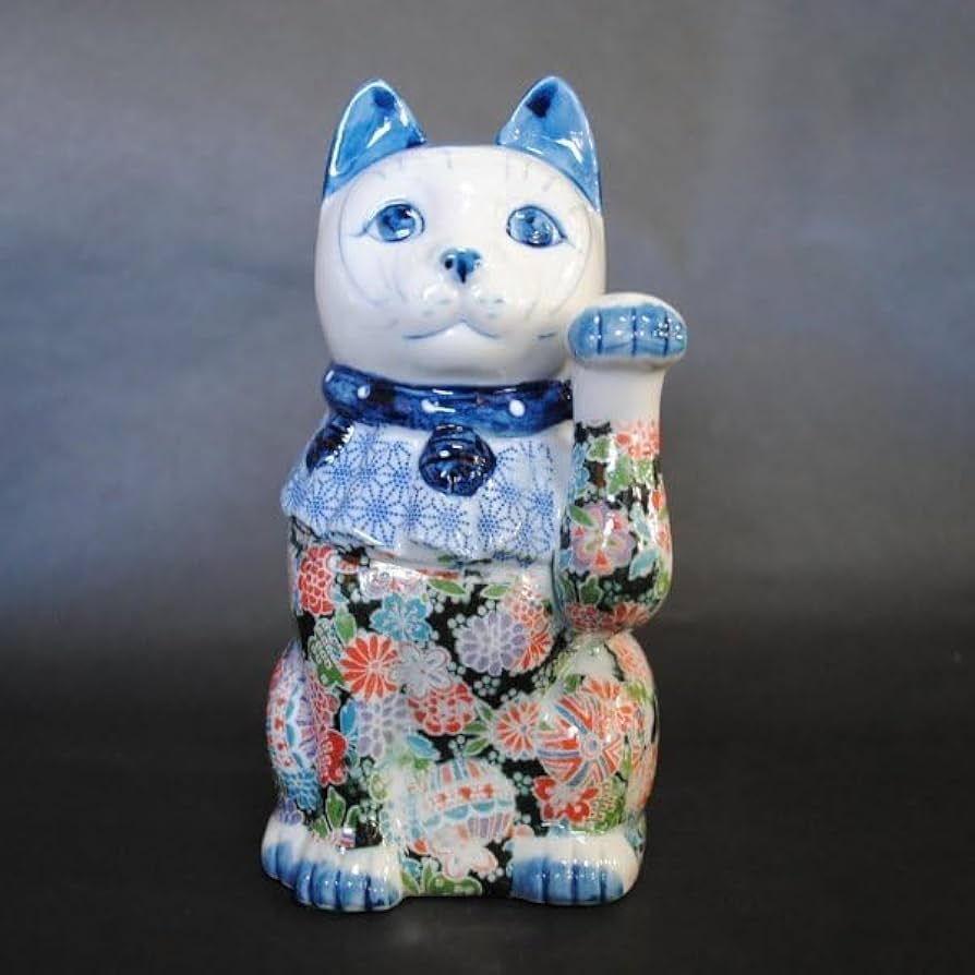 2068 招き猫置物陶器製 【公式通販】
