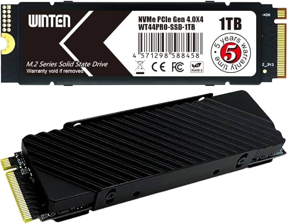 Amazon | WINTEN SSD 1TB M.2 2280 NVMe PCIe Gen4x4 最大読取7000MB/s