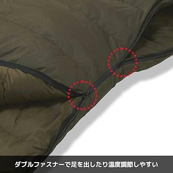 Amazon | ワークマン エクストリームダウンシュラフ1290 オリーブ