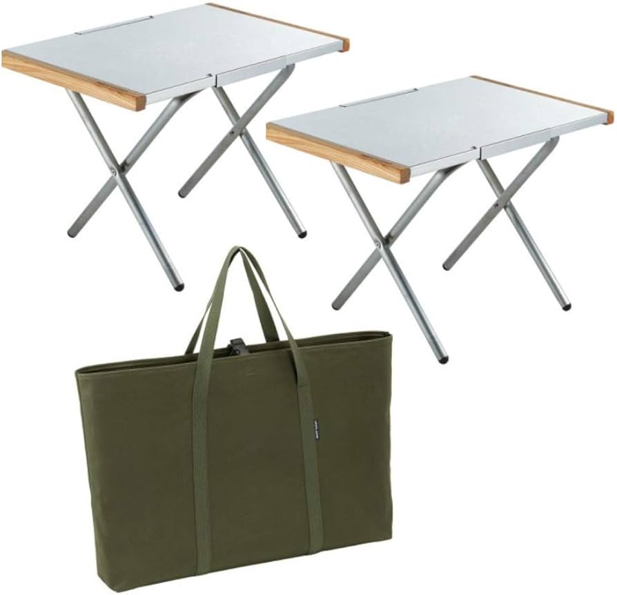 Amazon.co.jp: UNIFLAME ユニフレーム 焚き火テーブル2個＆焚き火