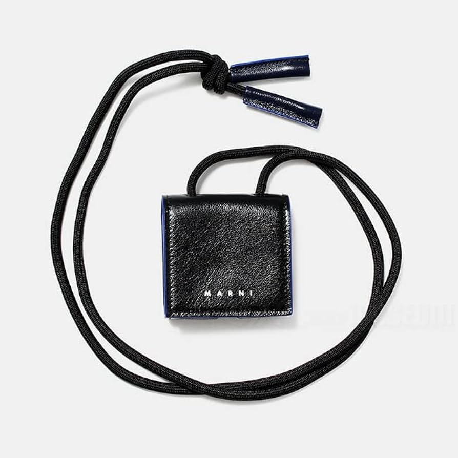 Amazon.co.jp: [マルニ] レザーネックポーチ イヤホンケース AIRPODS