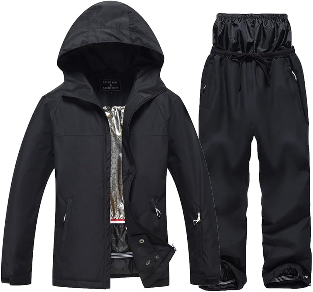 Amazon.co.jp: [HOTIAN] スキーウェア メンズ レディース 上下セット
