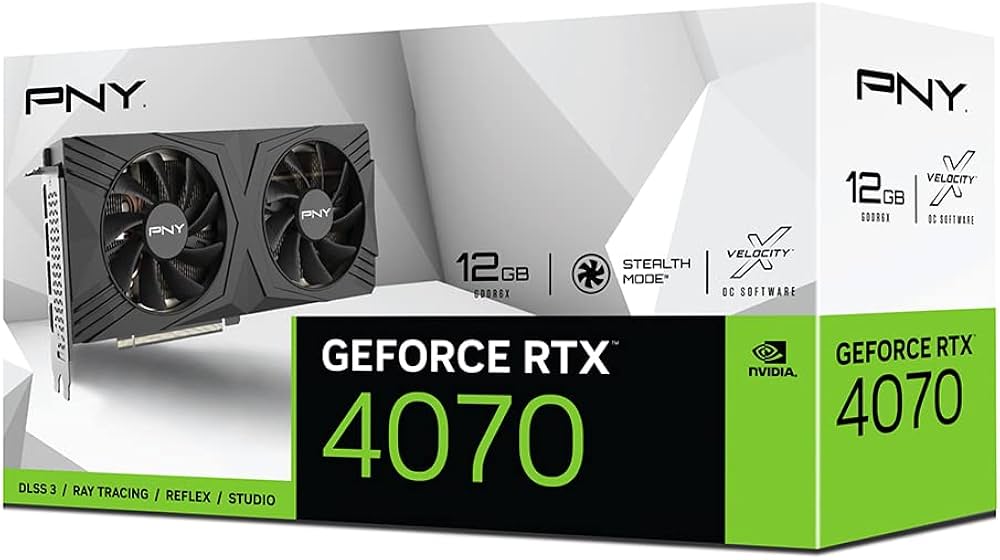 Amazon | PNY GeForce RTX4070 12GB VERTO STANDARD DUAL FAN