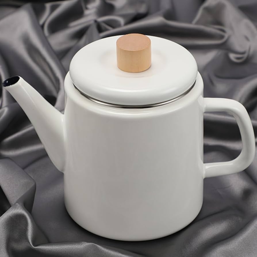 Amazon | [LISHAwanzhu] 琺瑯 ケトル おしゃれ やかん かわいい 縦長