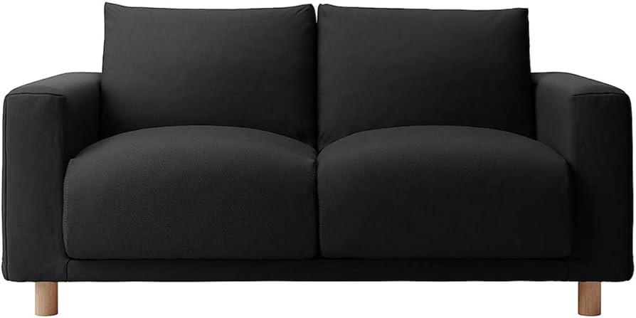 Amazon｜無印良品 ソファ本体・2シーター・革張り・フェザー・ポケット