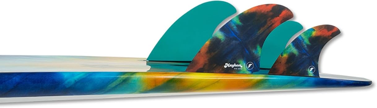 Amazon.co.jp: Futures Mayhem Evil Quad レインボー サーフボード