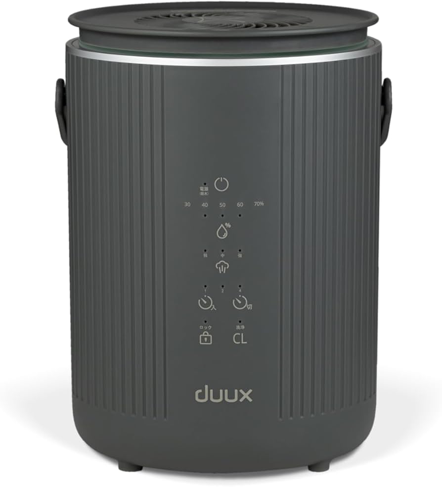 Amazon.co.jp: 加湿器 大容量 duux Dawn スチーム式 (グレー) 加湿機