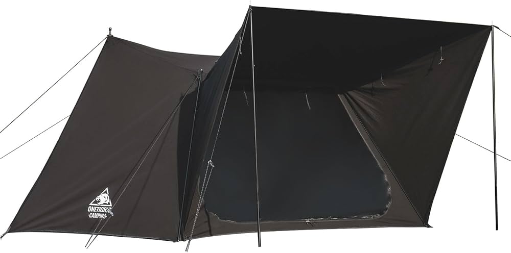 Amazon.co.jp: OneTigris SOLO HOMESTEAD 黒TCテント アップグレード版