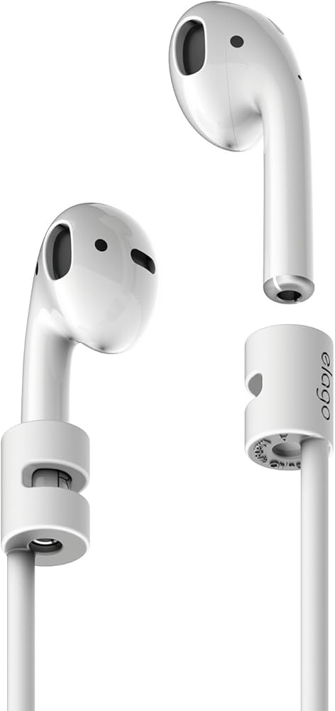 Amazon | elago AirPods 対応 ネック ストラップ シリコン 使用 落下