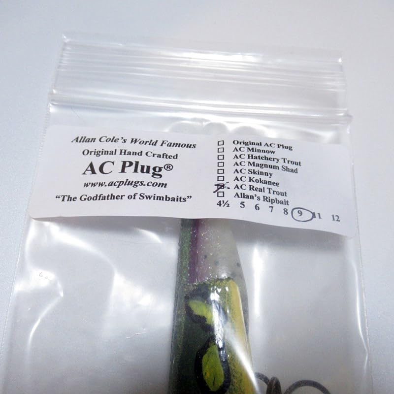 Amazon.co.jp: ACプラグ トリプルリアルトラウト 9インチ #フロッグ