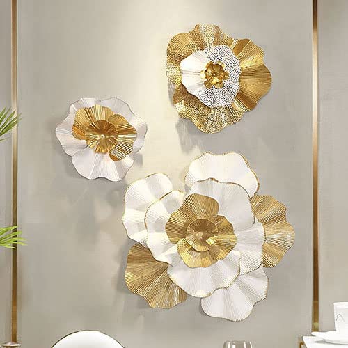 Amazon.co.jp: ウォールデコレーション アイアン アートパネル 花