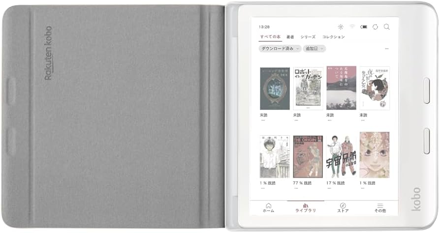 Amazon.co.jp: Kobo Libra Colour（ホワイト）ノートブックスリープ