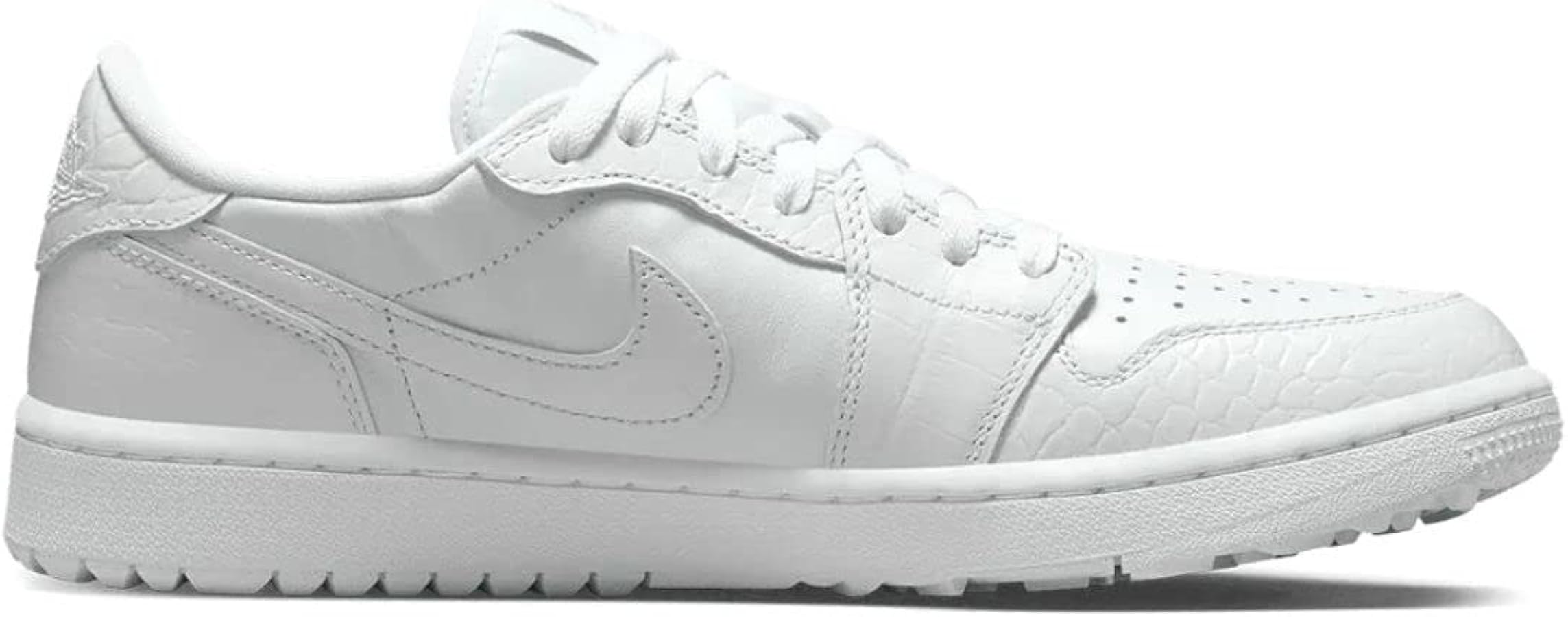 Amazon | AIR JORDAN 1 LOW GOLF White Crocodile Skin ナイキ