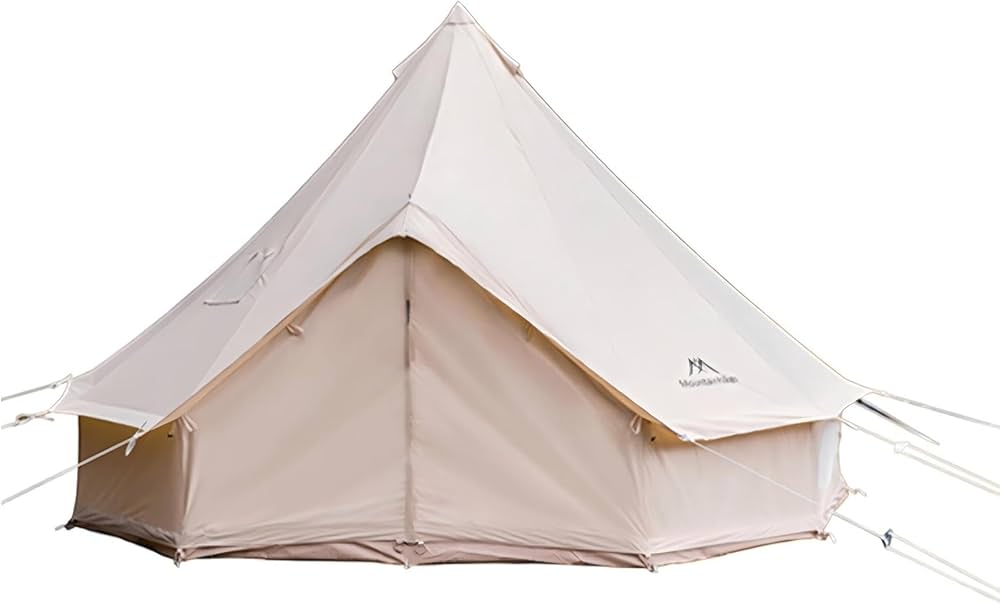 Amazon.co.jp: Mountainhiker ベル型テント 4M, 4-8人用 T/C テント
