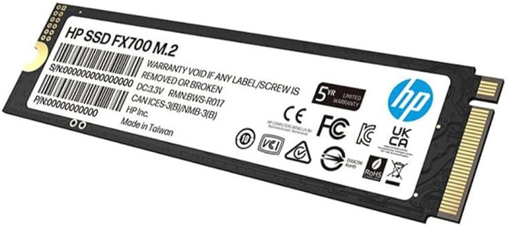 Amazon.co.jp: HP FX700 PCIe Gen 4x4 M.2 NVMe 2.0 2TB Internal