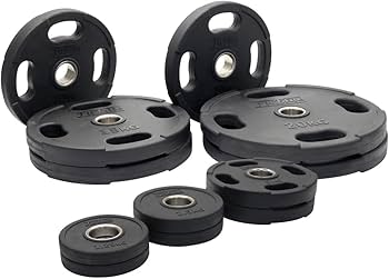 Amazon | FitElite(フィットエリート) オリンピックバーベル133KG