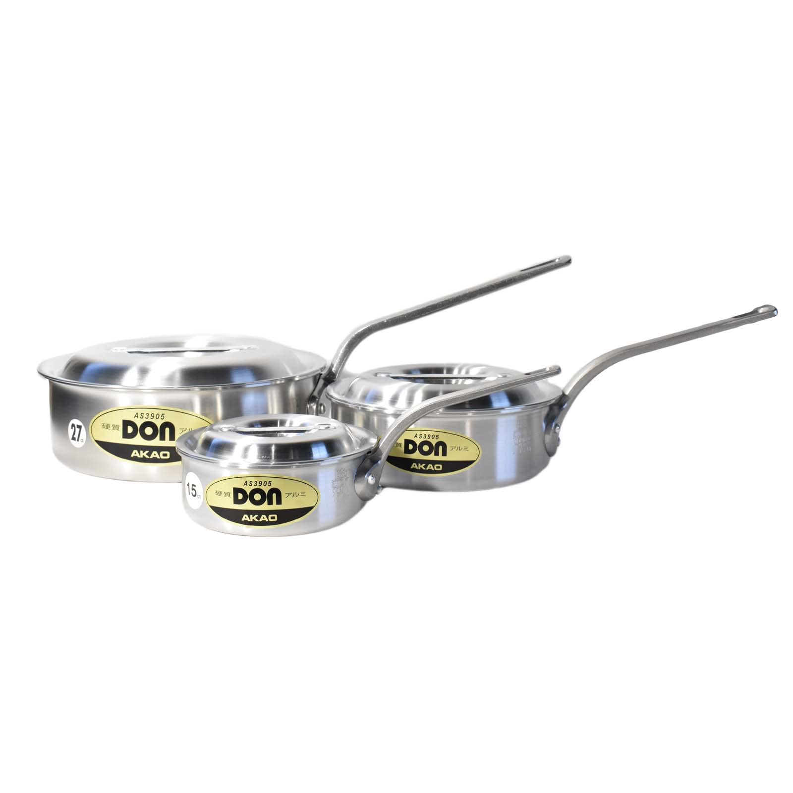 Amazon｜アカオアルミ DON片手浅型鍋 21㎝ アルミニウム合金、ハンドル