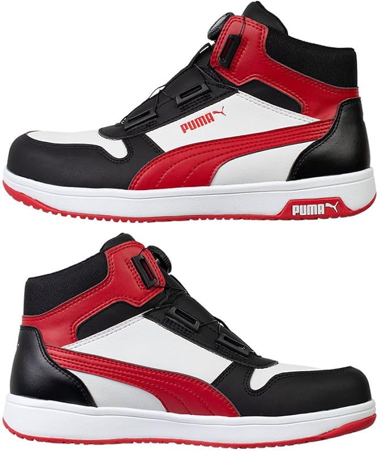 Amazon.co.jp: [プーマ] 安全靴 フロントコート ブラック&ホワイト