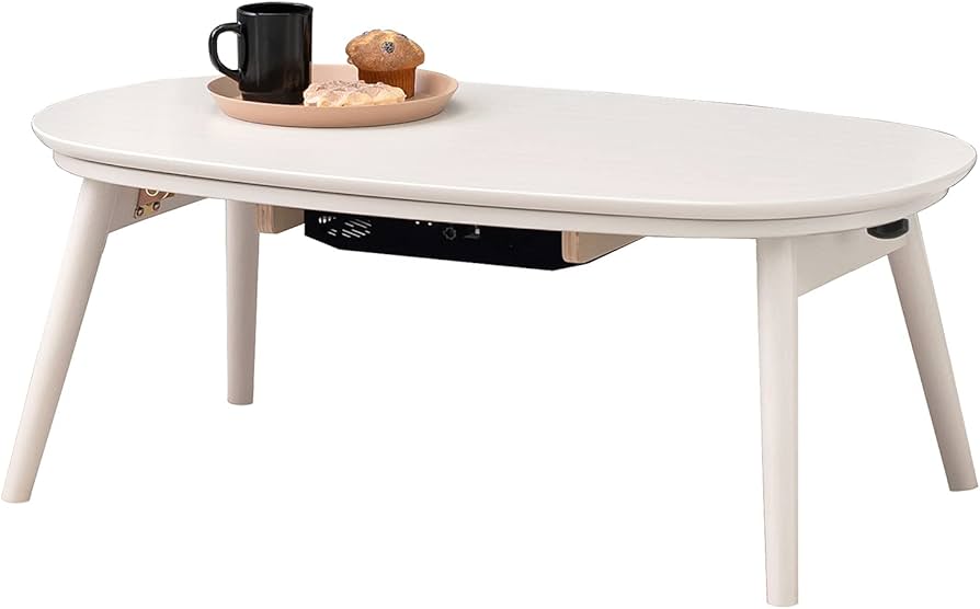 Amazon | 萩原 こたつテーブル カジュアル 一人用 【コタツに見えない