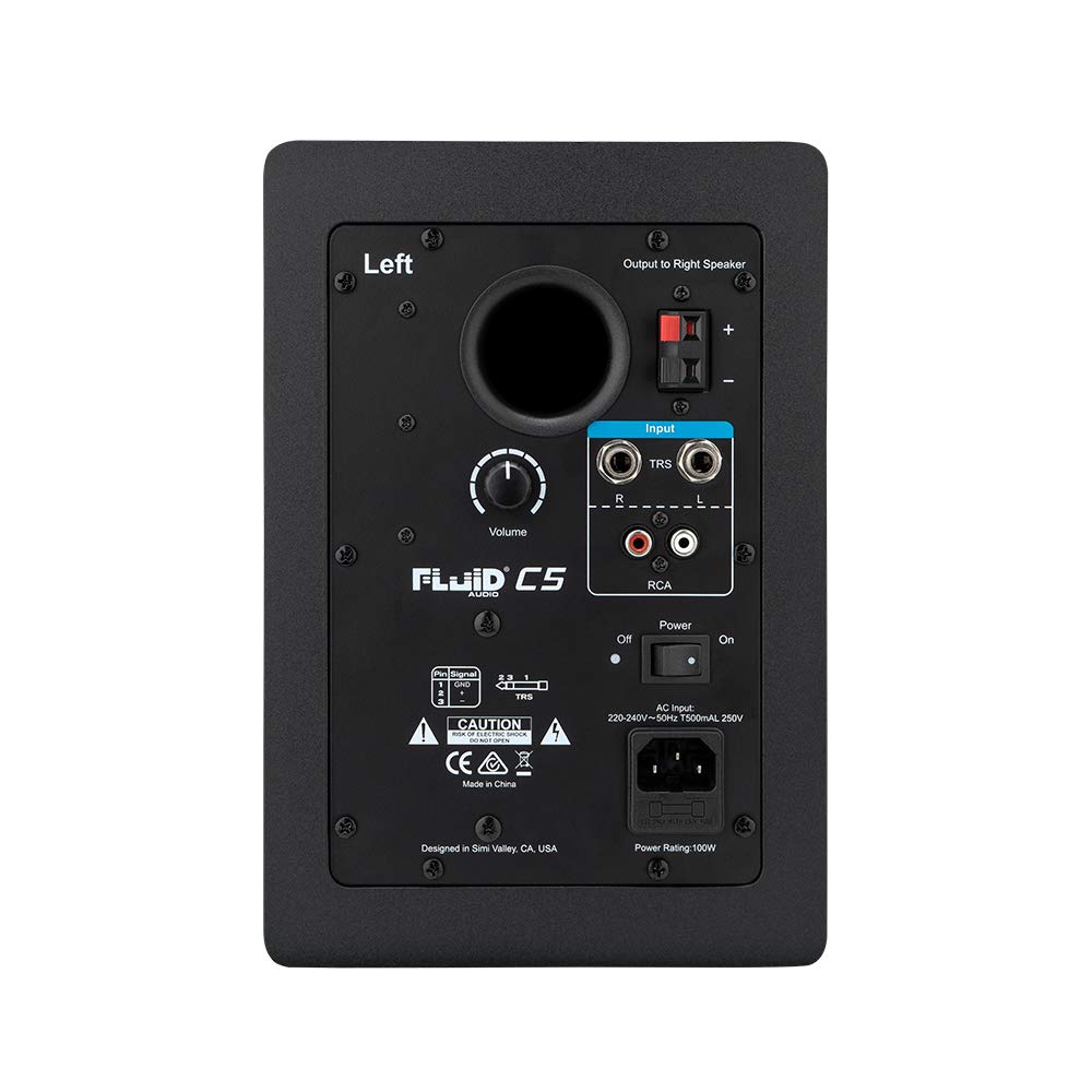 Amazon.com: Fluid Audio C5 2-Way 5 Inch Active Studio Monitor
