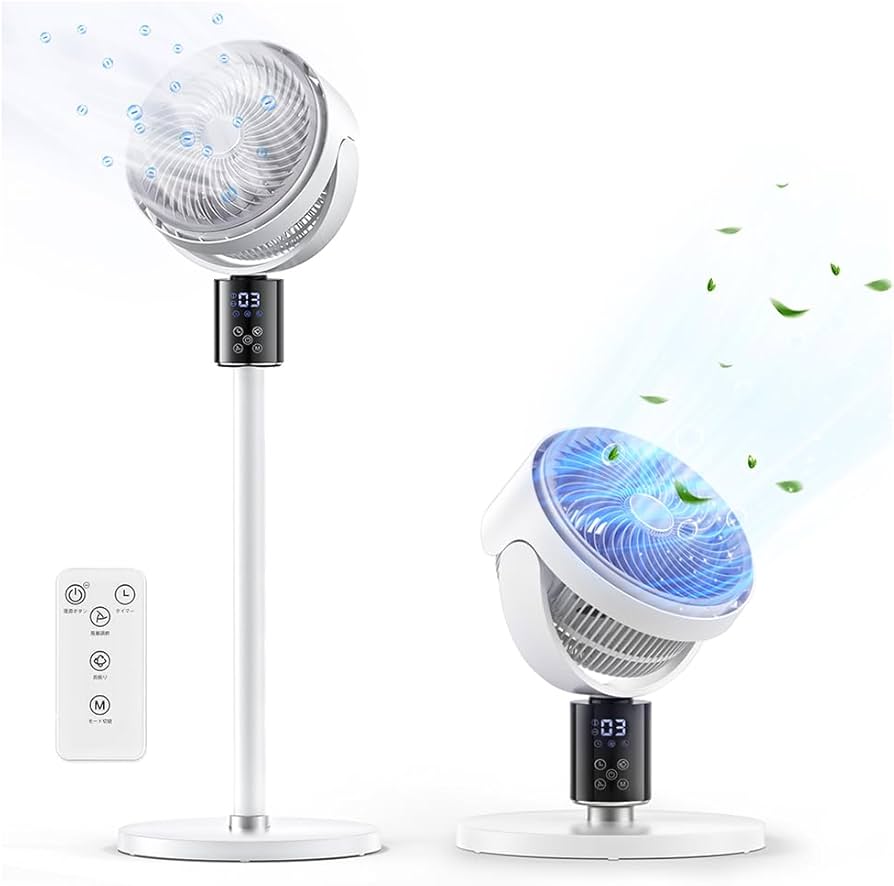 Amazon | サーキュレーター DCモーター 3D 首振り 【2025年新モデル