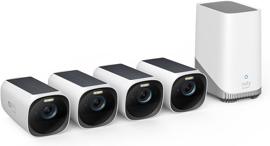 Amazon.com : eufy Security eufyCam 3 4-Cam Kit,Security Camera