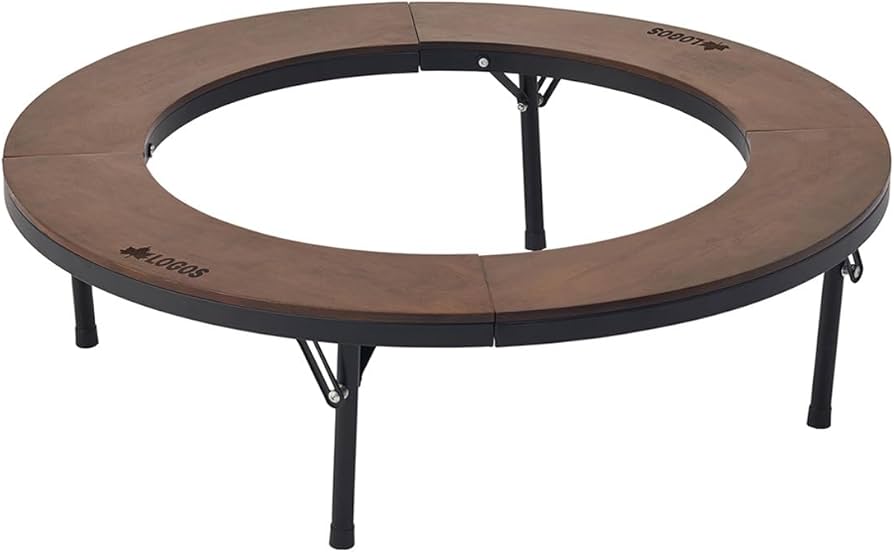 Amazon.co.jp: ロゴス(LOGOS) アイアンウッド囲炉裏サークルテーブルL