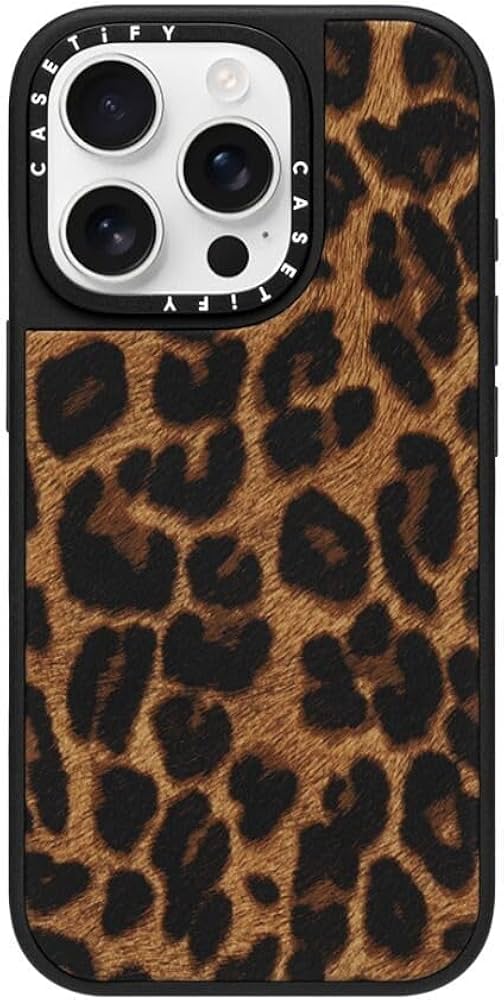 Amazon.co.jp: CASETiFY Leopard iPhone 16 Proケース [5フィートの