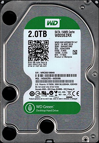 Amazon.com: Western Digital WD20EZRX-00DC0B0 2TB DCM: HHNNNTJMG