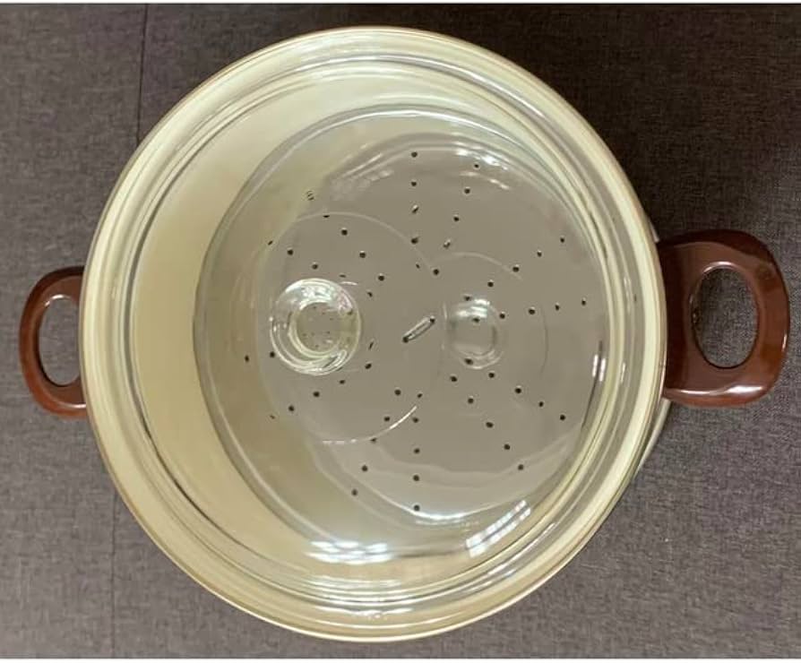 Amazon.co.jp: 昭和レトロ EJIRY エジリー ホーロー鍋 蒸し器 24cm