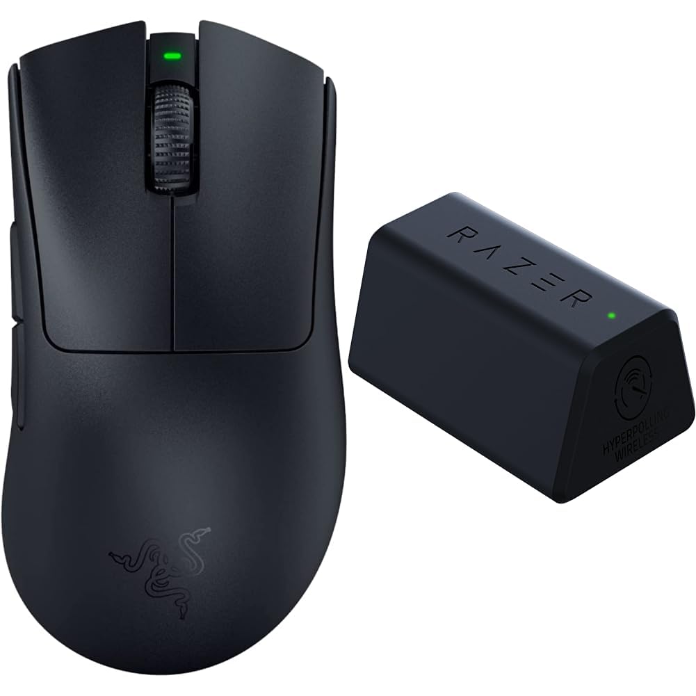 Amazon.co.jp: Razer DeathAdder V3 Pro Gaming Mouse Set, Wireless