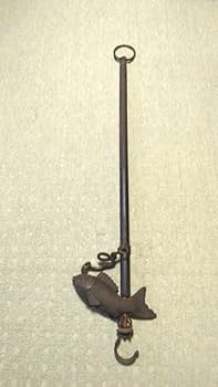 Amazon.co.jp: 自在鉤じざいかぎ鉄製アンティーク古民家囲炉裏古民具魚