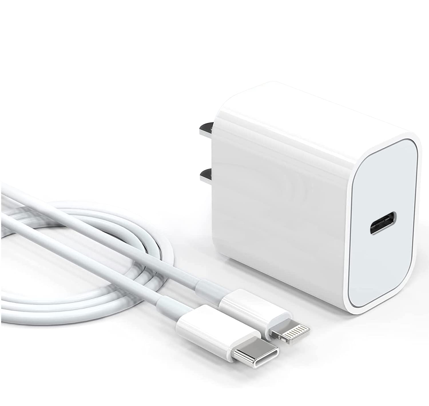 Amazon | iphone タイプc コンセント pd 充電器 20 w lightning usb-c