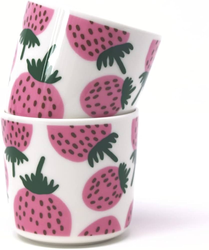 Amazon.co.jp: マリメッコ ラテマグ MANSIKKA マンシッカ いちご