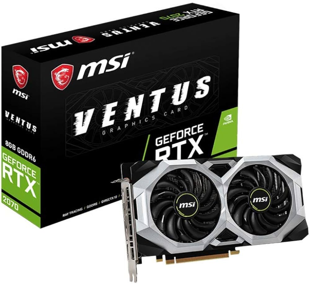 Amazon | MSI GAMING GeForce RTX 2070 8GB GDRR6 256-bit HDMI/DP/USB