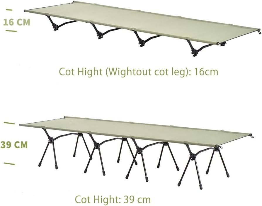 Amazon.co.jp: DESERT WALKER キャンプ用コット 超軽量 折りたたみ