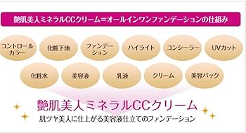 Amazon.co.jp: パーリーデュー 艶肌美人ミネラルCCクリーム 30g