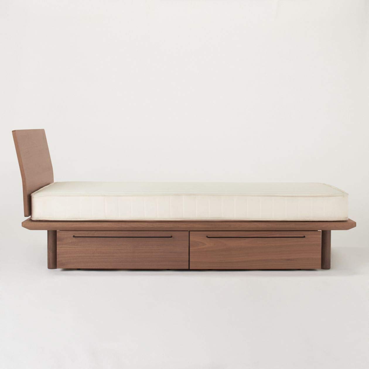 Amazon｜無印良品 ベッドフレーム下収納・大・ウォールナット材・高さ