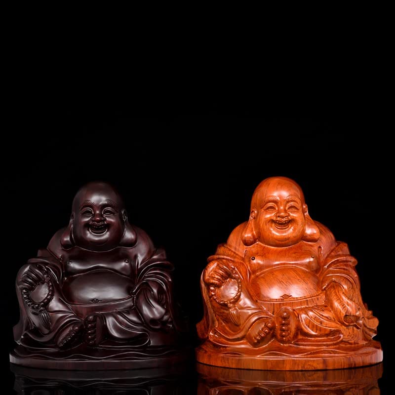 Amazon.co.jp: 七福神 布袋 様 布袋像＜ 仏像 開運 縁起物 ＞赤木高級