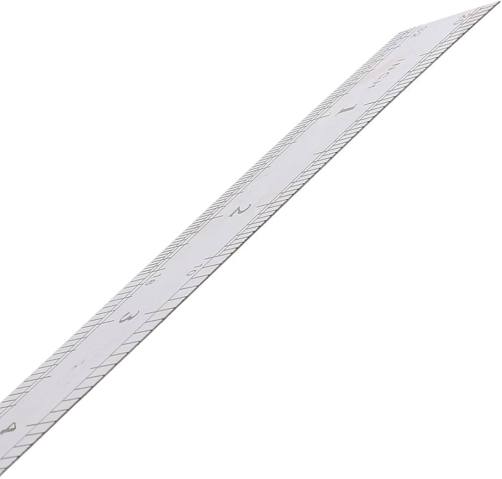 Amazon.co.jp: 60cm ステンレススチール定規 インチ付き CM測定用 吊り