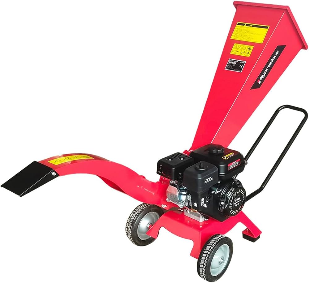 Amazon | 【営業所止め発送】高速エンジン粉砕機 ウッドチッパー 排気