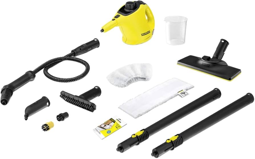 Amazon.com - KARCHER SC1 EasyFix 0.4L Handheld Steam Cleaner for