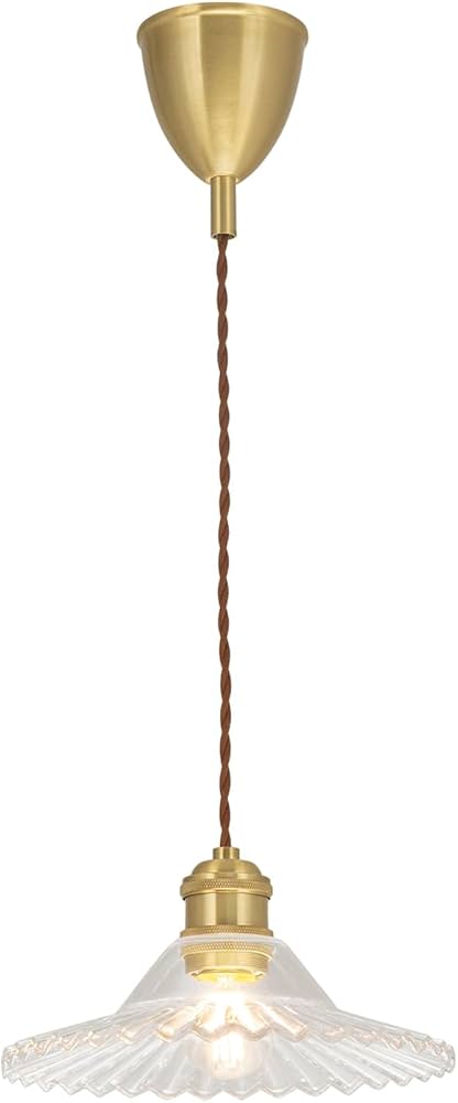 Amazon.co.jp : 智光電気 真鍮 ガラス ペンダントライト - 北欧
